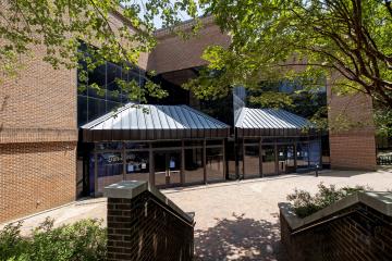 Exterior of UNC student recreation center building