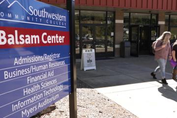Exterior image of Southwestern Community College Balsam Center.