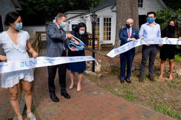 The UNC Asian American Center celebrates the opening of its physical location with a ribbon-cutting event and look inside the center.