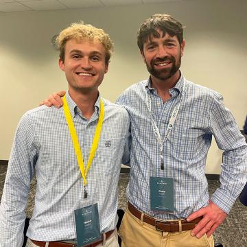 Vaughan and Kemp Gouldin post side by side