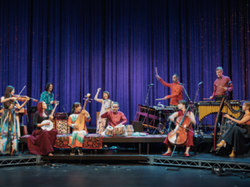 Silkroad Ensemble performing on stage