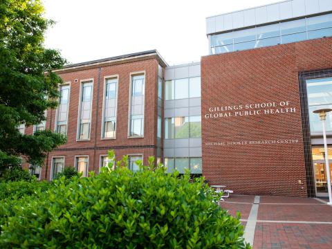 Exterior of Gillings school building